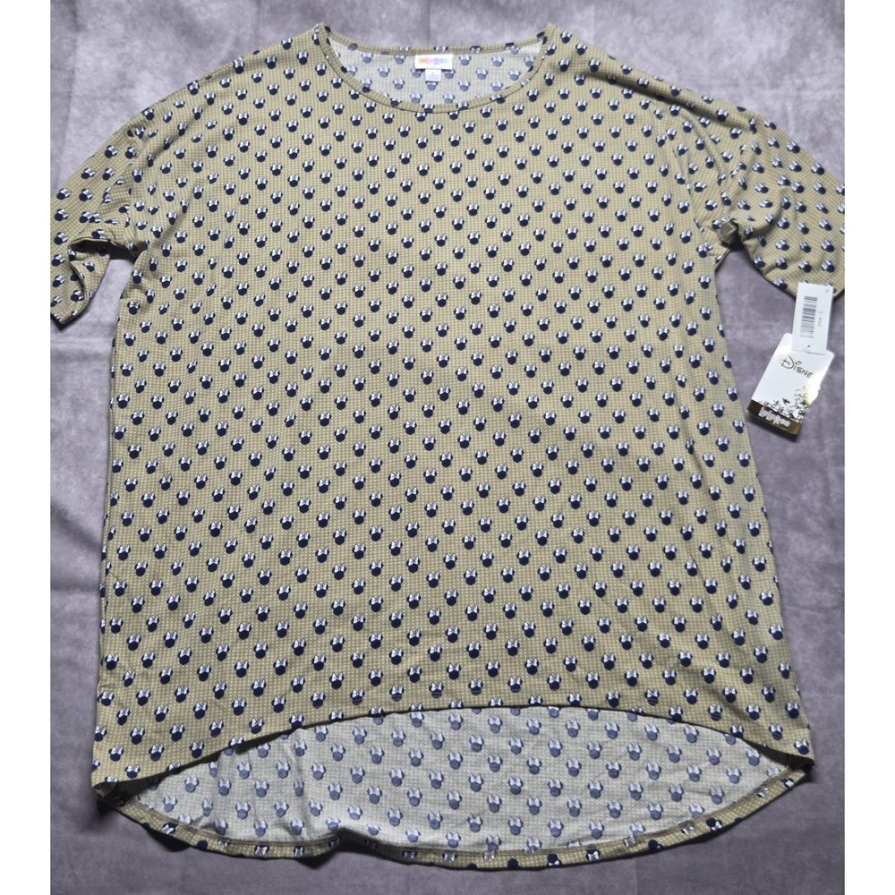 New With Tags Women's LuLaRoe Disney's Minnie Mouse Irma Size L Multicolor